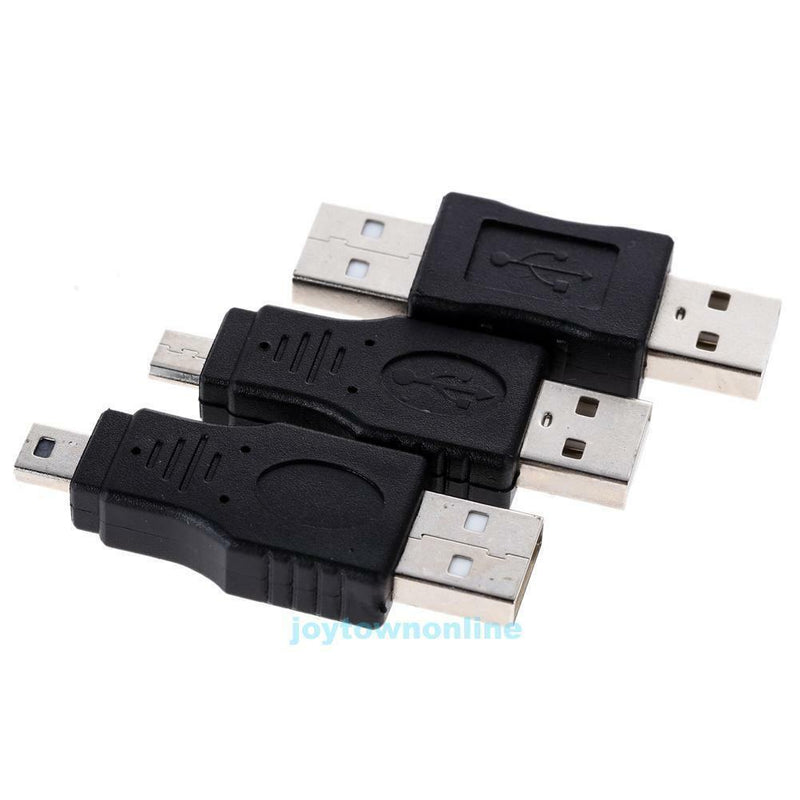 12pcs OTG 5 pin F/M mini Changer Adapter Converter USB Male to Female Micro USB