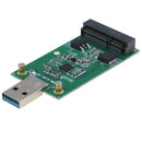 1Pc Mini USB 3.0 to PCIE mSATA External SSD PCBA Conveter Adapter CardJC&j