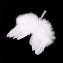 Infant Newborn Boy Girl Fairy Feather Pure white Angel Wings Decor OZ