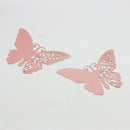 50PCS Pink Butterfly Name Card for Party Wedding