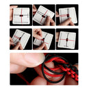 handmade knitting disc round square bracelet braided knot rope tray eva tool  BX