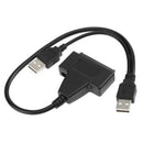 USB2.0 To SATA 22 Pin Hard Drive 2.5 Inch Notebook SATA to USB Adapter Cable_kz