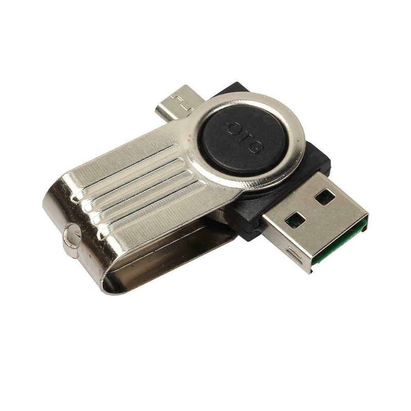 2 in 1 USB2.0 OTG Card Reader + Universal TF Card Reader Android SmartPhone