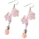 Ethnic Earrings Jewelry Simple Retro Crystal Earrings Temperament Long Para