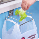 Stainless steel trash bag shelf storage multifunctional kitchen hanging racks MO