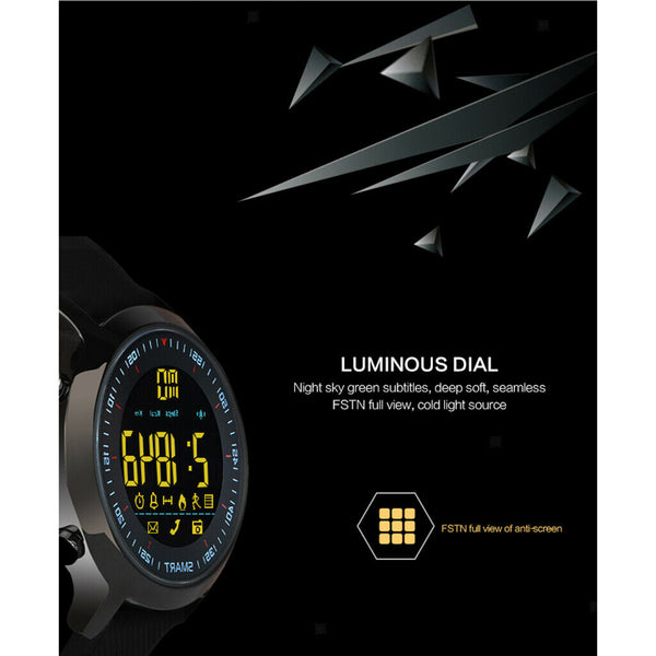 Smart Watch EX18 Sport Waterproof Bluetooth Outdoor for ios Android Black