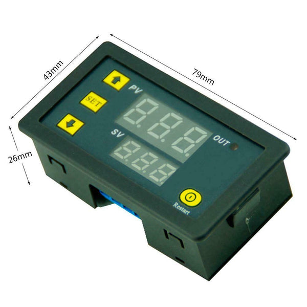 DC12V 20A Digital Display Time Delay Relay Timing Timer Cycling Module