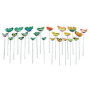 24 Pieces Garden Yard Planter Butterfly Stakes Lawn Decor Ornament Art Decor