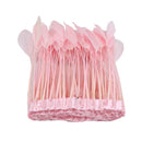 15-20cm Pink Feather Fringe Trim Sewing Edge Crafts Garment Decors 2m