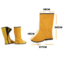 Artificial Leather Leg warmer Weld Heat insulation Protection Yellow