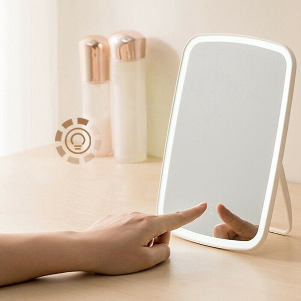 Jordan&Judy Intelligent Portable Makeup Mirror Desktop Led Light Portable F Z3J9