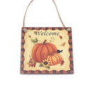 Wooden Hanging Plaque Sign Thanksgiving Door Hanger Wall Decorations Party  P2L2