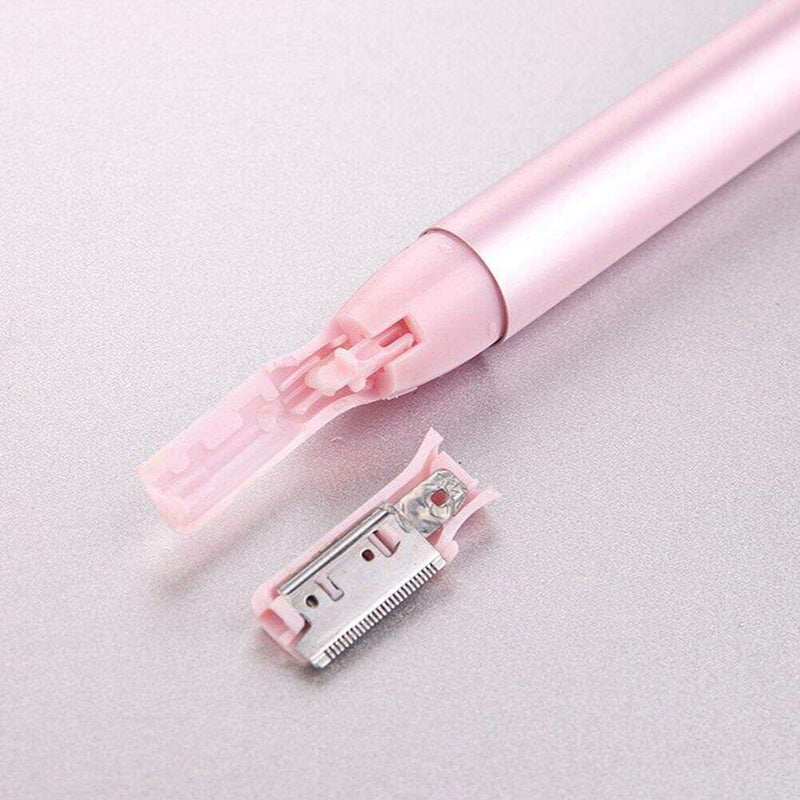 Men Women's Lady Face Hair Electric Eyebrow Trimmer Remover Gift Razor Shav R9E9
