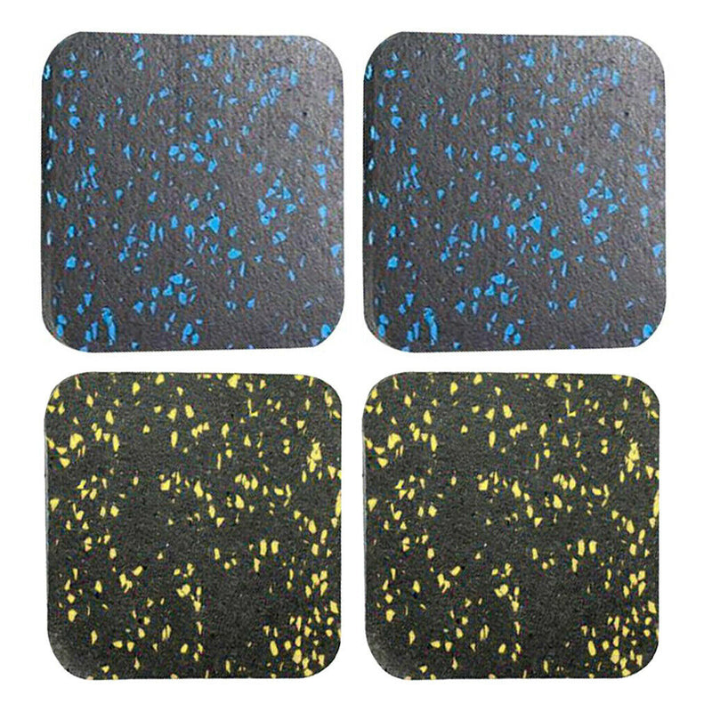 4Pcs Thickened Treadmill Noise Absorption Mat Furniture Rubber Workout Mat