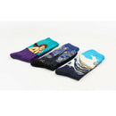 Mens Breathable Sports Ankle Crew Socks Fashion Art Printed Casual Socks