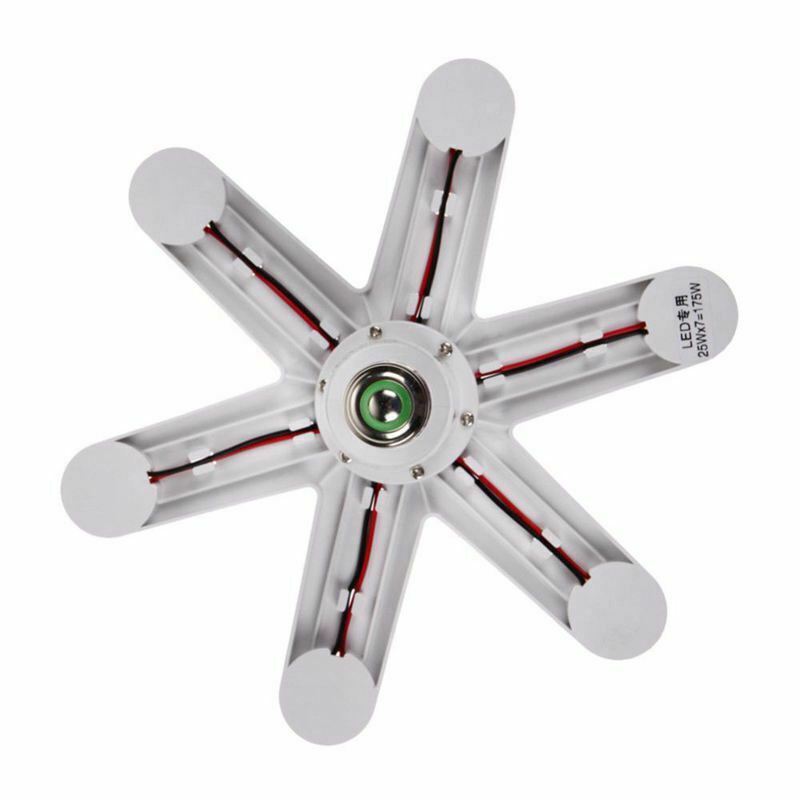 1 To 7 e27 Lamp Holder E27 Socket Base LED Lamp Light Socket Base Bulb Spli I8M4