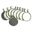 20Pcs Jewelry Making Crafts Supply Blank Charm Base Cabochon Settings Tray