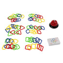Child Developmental Rings Bell and Get Rings Kids Color Shape Cognitive