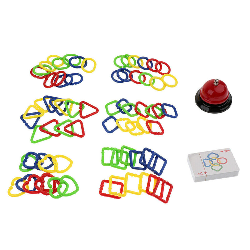 Child Developmental Rings Bell and Get Rings Kids Color Shape Cognitive
