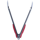 14-Inch Stainless Steel Red BBQ Tongs Kitchen Cook Tool Convenient Practica