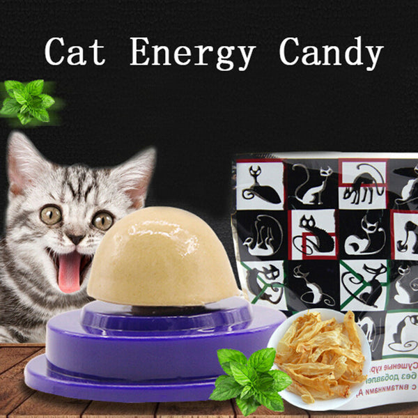 Cat snacks catnip sugar candy licking solid nutrition energy ball toys healthysp