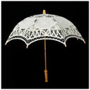 Victorian umbrella umbrella lace wedding bride umbrella Ivory 30x51cm G1B5