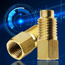 R12 To R134a Fitting Adapter 1/4" Female Flare With O-ring X 1/2" Acme Male New
