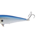 1pcs 11cm 10.5g minnow fishing lures plastic baits hard lures fishing hooks 7J&M
