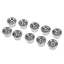 10Pcs M10 Bike Wheel Hub Axle Nuts Aluminum Bicycle Skewer Bolt Screw Nuts