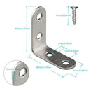 24 Pieces Stainless Steel Corner Braces (1.57 X 1.57 Inch,40 X 40 Mm) Joint B9N6