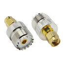 3pcs SMA Male to UHF SO-239 SO239 Female Jack Plug Connector RF Coaxial A CQT