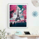 Paris Eifel Tower 5D Diamond Painting Embroidery Handmade Gift Drills T6C2