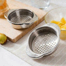Stainless Steel Food Can Strainer Sieve Tuna Press Lid New C0U9 Oil S8T2 Dr A7D6