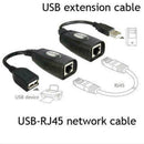 USB Extension Ethernet RJ45 Cable LAN Adapter Extender Repeater Over Set U8 J4Z2