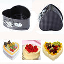 Heart-Shaped Cake Tin Non-stick Spring Form Loose Baking Pan Tray Baking T Kw