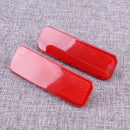 1Pair Rear Bumper Reflector Light Lamp Lens Fit for Ford Transit Custom 2013-UP