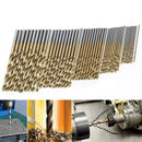 100pcs Twist Drill Bit Set, Titanium Coated, Mini Drill Bit , Micro-Precisi