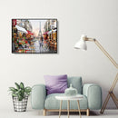 Painting By Numbers Kit DIY Canvas Oil Art Picture (Romantic Paris Street)
