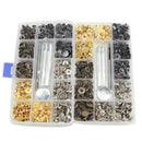Button Sets Metal No Sewing Snap Button Press Stud Leather Craft Bag Coat C T1Q1