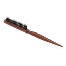 Wood Handle Natural Boar Bristle Hair Brush Fluffy Comb Hairdressing Barber I4A8