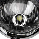 Motorcycle LED Headlight Passing Light Angel Eye 12V Spot Lamp Universal