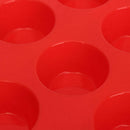 24 Cup Silicone Mini Muffin Bun Cupcake Baking Bakeware Pan Mould Tray M8S5