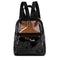 Clear Transparent Women Backpacks Jelly Teenage Girl Boys Schoolbag (Black)