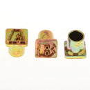 Set of 26 Metal Leather Stamps Alphabet Stamp Kit Tools Set With Punch Handle