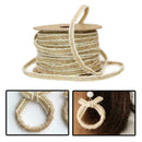 1 Roll Natural Jute Burlap Ribbon Lace Trims Tape Wedding Decor New X0V0 G6 R2M1