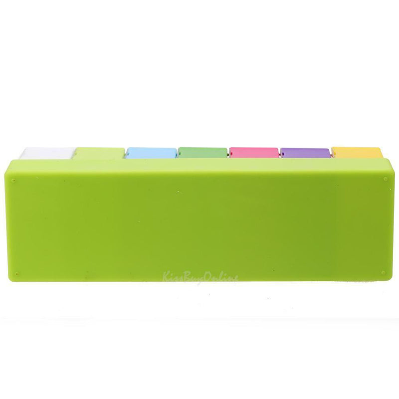 Portable Pill Box Weekly 7 Day Medicine Holder 28 Slot Storage Container Case