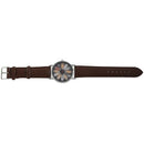 Simple Owl Leather Band Analog Quartz Vogue Wrist Watch brown J6Q3