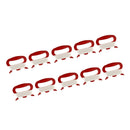 10pcs Kite Winder Board Handle & 100m Kite Line String Outdoor Activity Red