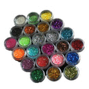 24 colors bright acrylic Glitter Sequins UV Nail Art Decoration