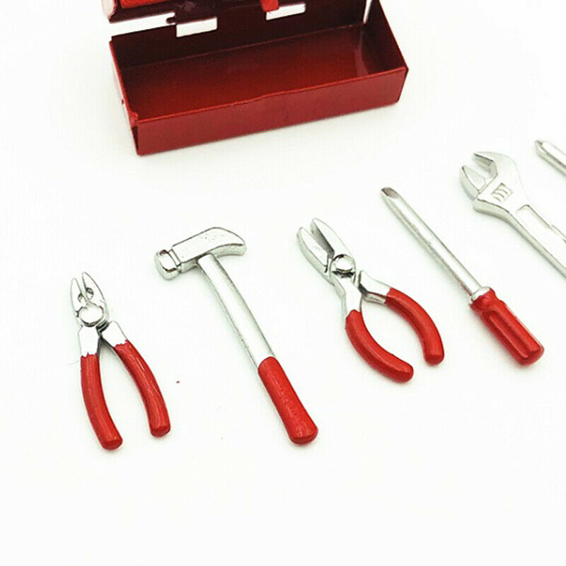 Rc Crawler 1:10 Accessories Mini Hammer Wrench Tools Box For Traxxas Trx-4  P2E2